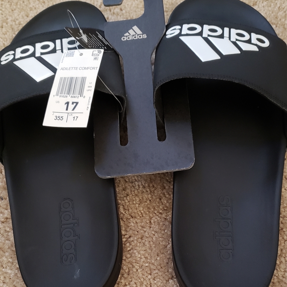 Men Adidas Adilette Comfort Slides